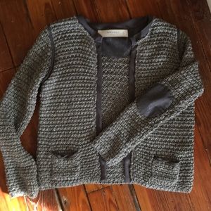 Zara lurex knit cardigan